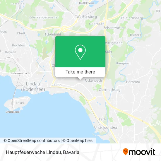 Карта Hauptfeuerwache Lindau
