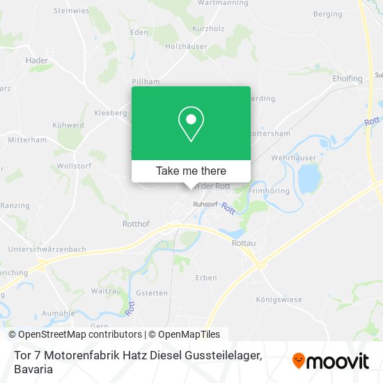 Tor 7 Motorenfabrik Hatz Diesel Gussteilelager map