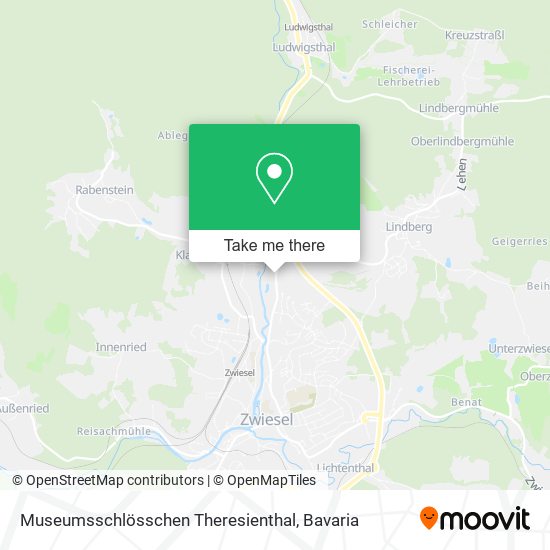 Museumsschlösschen Theresienthal map