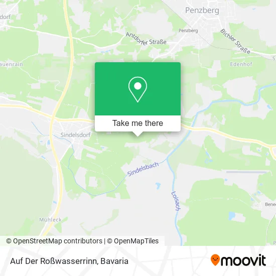 Карта Auf Der Roßwasserrinn