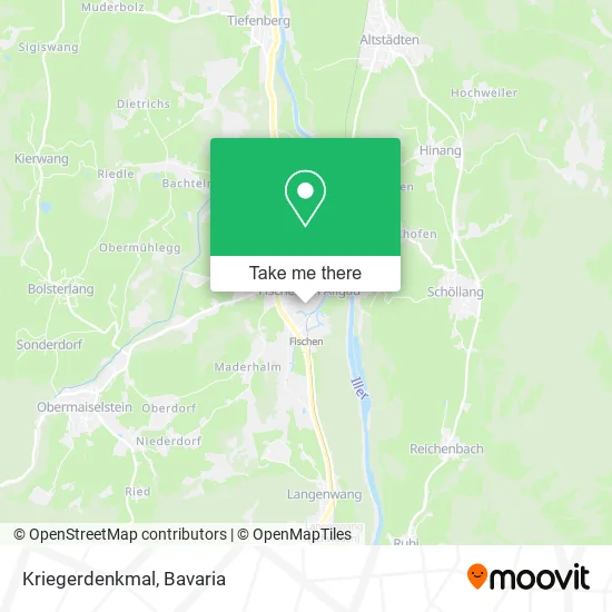 Карта Kriegerdenkmal