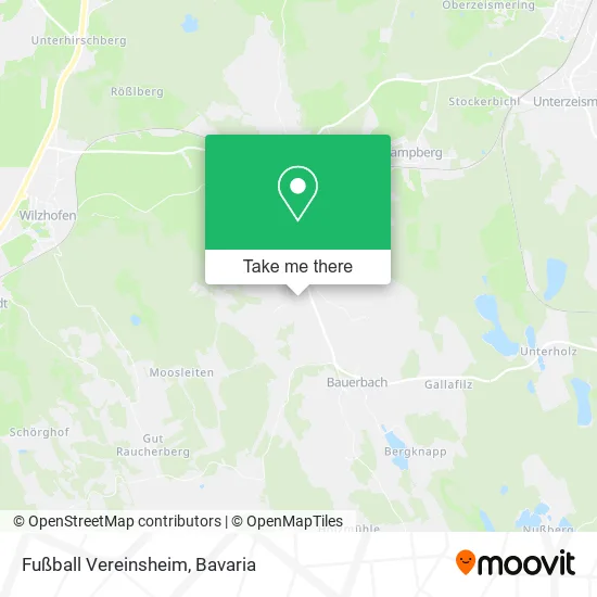 Карта Fußball Vereinsheim