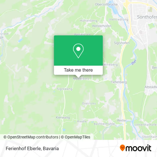 Карта Ferienhof Eberle