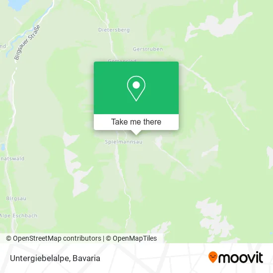 Карта Untergiebelalpe