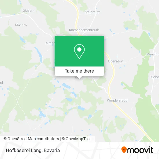 Карта Hofkäserei Lang