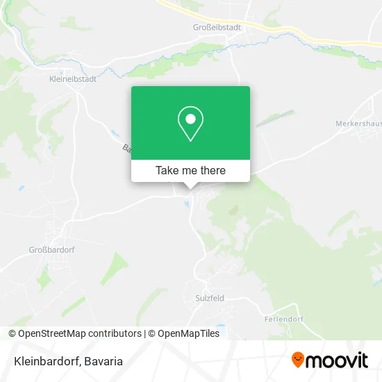 Карта Kleinbardorf