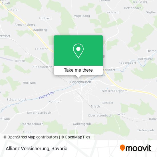 Allianz Versicherung map