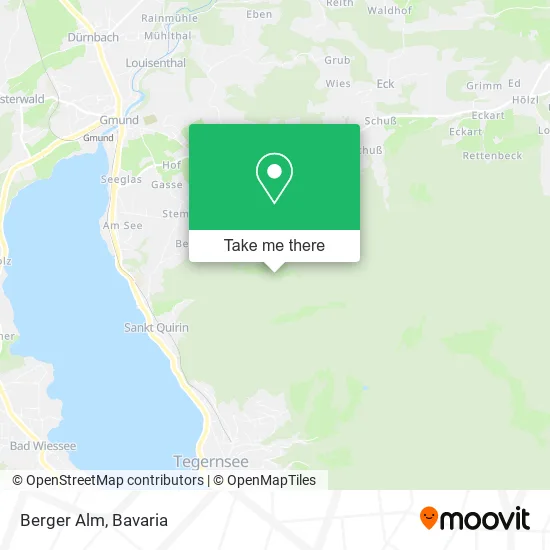 Карта Berger Alm