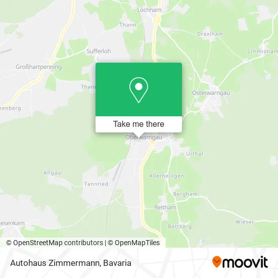 Карта Autohaus Zimmermann