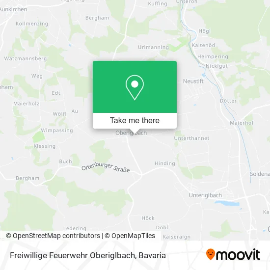 Карта Freiwillige Feuerwehr Oberiglbach