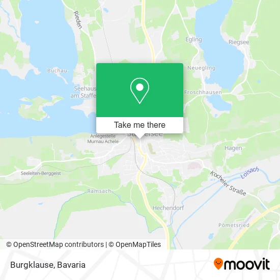 Карта Burgklause