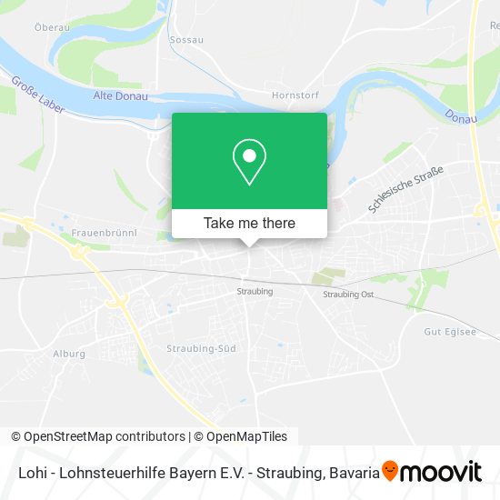 Карта Lohi - Lohnsteuerhilfe Bayern E.V. - Straubing