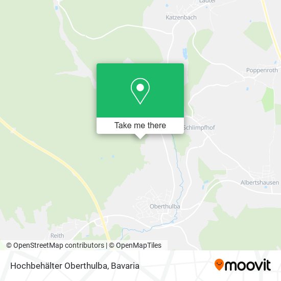 Hochbehälter Oberthulba map