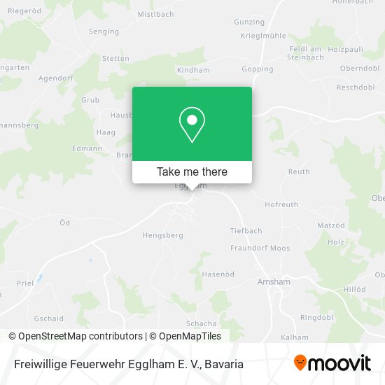 Карта Freiwillige Feuerwehr Egglham E. V.