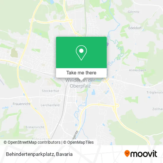 Карта Behindertenparkplatz