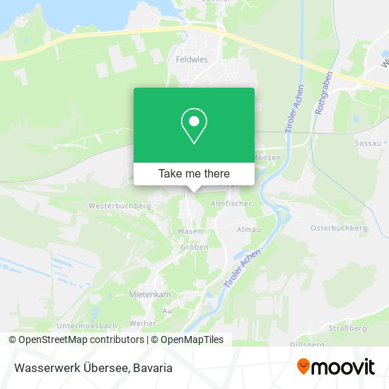 Wasserwerk Übersee map