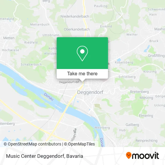 Карта Music Center Deggendorf