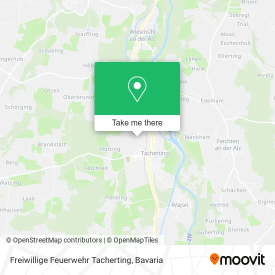 Карта Freiwillige Feuerwehr Tacherting