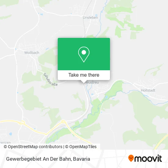 Карта Gewerbegebiet An Der Bahn