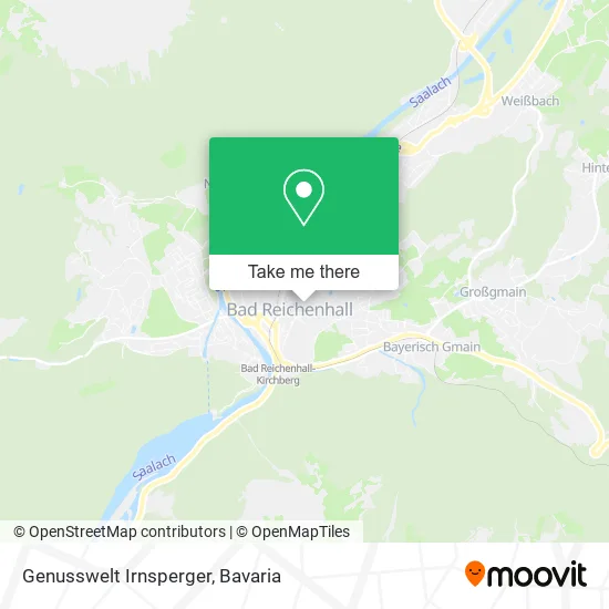 Карта Genusswelt Irnsperger