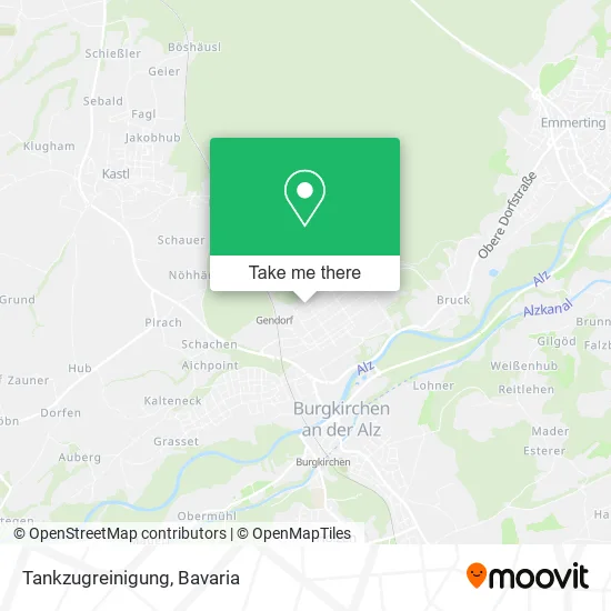Карта Tankzugreinigung