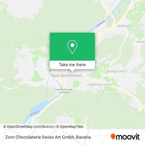 Zorn Chocolaterie Swiss Art Gmbh map