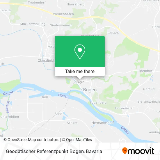 Карта Geodätischer Referenzpunkt Bogen