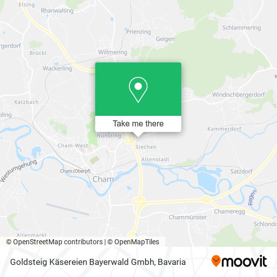Goldsteig Käsereien Bayerwald Gmbh map