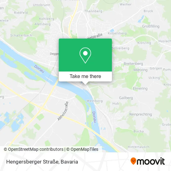 Карта Hengersberger Straße
