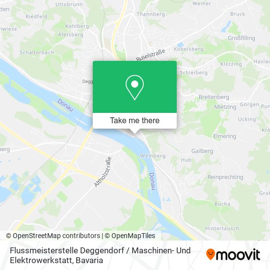 Flussmeisterstelle Deggendorf / Maschinen- Und Elektrowerkstatt map