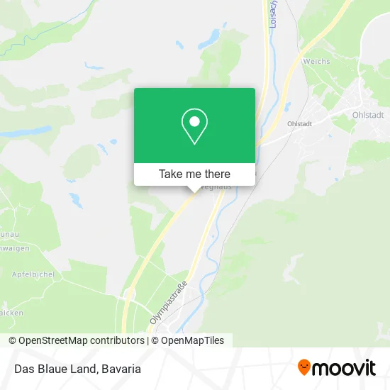 Карта Das Blaue Land