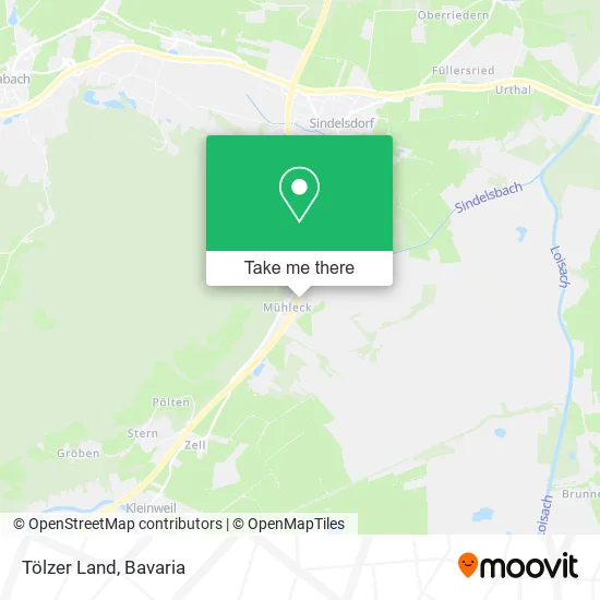 Карта Tölzer Land