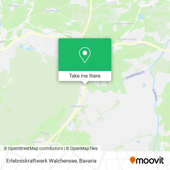 Карта Erlebniskraftwerk Walchensee