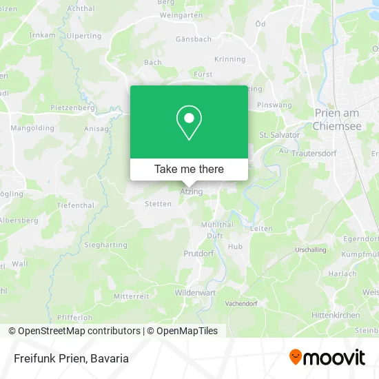 Карта Freifunk Prien