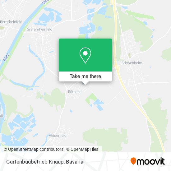 Gartenbaubetrieb Knaup map