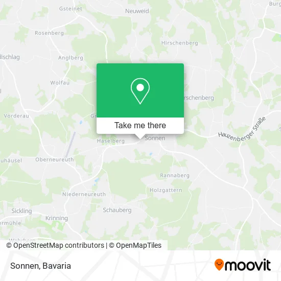 Карта Sonnen