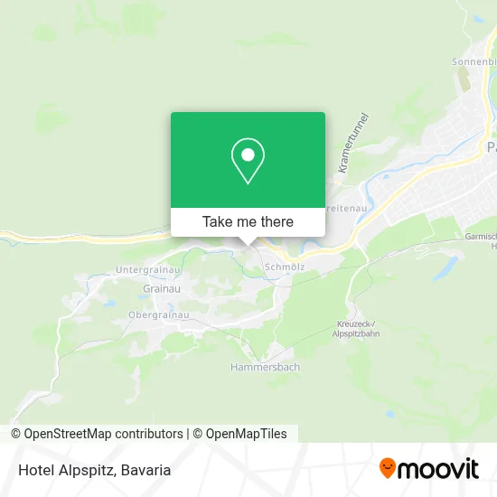 Hotel Alpspitz map