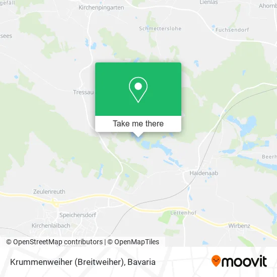 Карта Krummenweiher (Breitweiher)