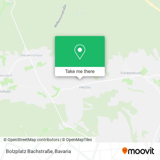 Bolzplatz Bachstraße map