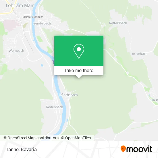 Карта Tanne
