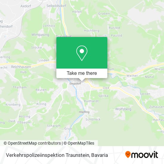 Карта Verkehrspolizeiinspektion Traunstein