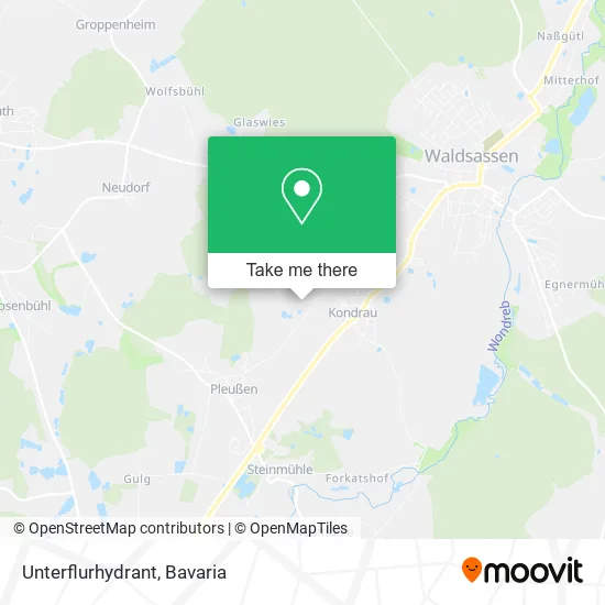 Карта Unterflurhydrant