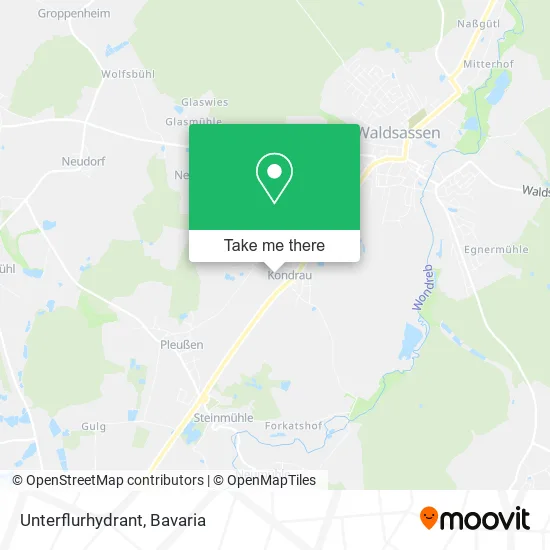 Карта Unterflurhydrant