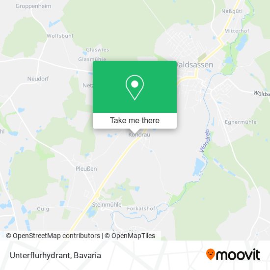 Карта Unterflurhydrant