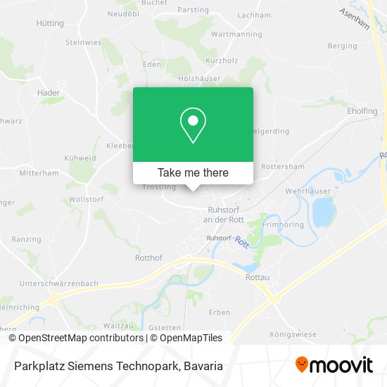 Parkplatz Siemens Technopark map