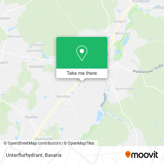 Карта Unterflurhydrant