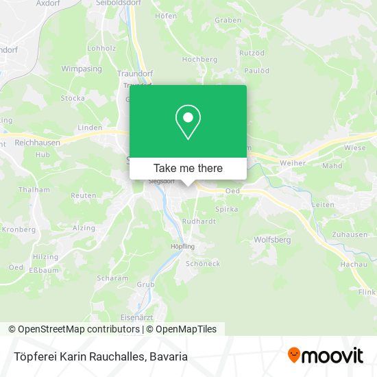 Töpferei Karin Rauchalles map