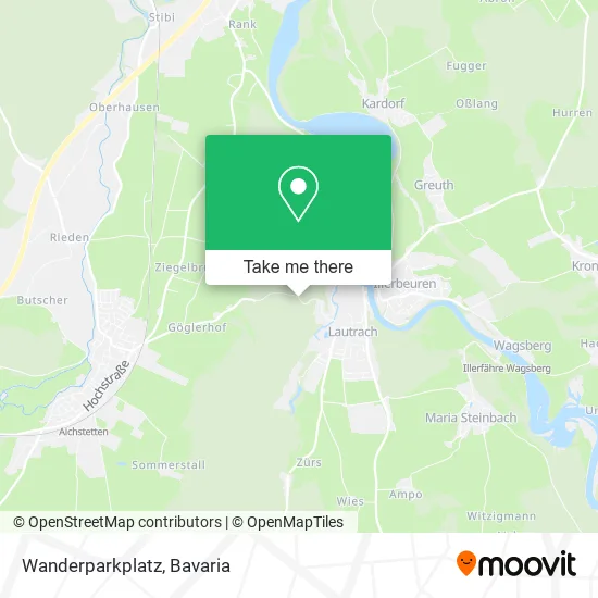 Карта Wanderparkplatz