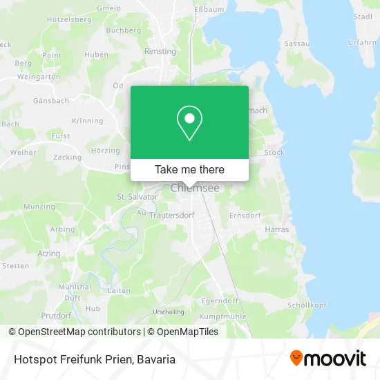 Карта Hotspot Freifunk Prien