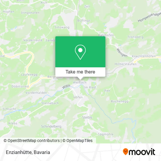 Карта Enzianhütte
